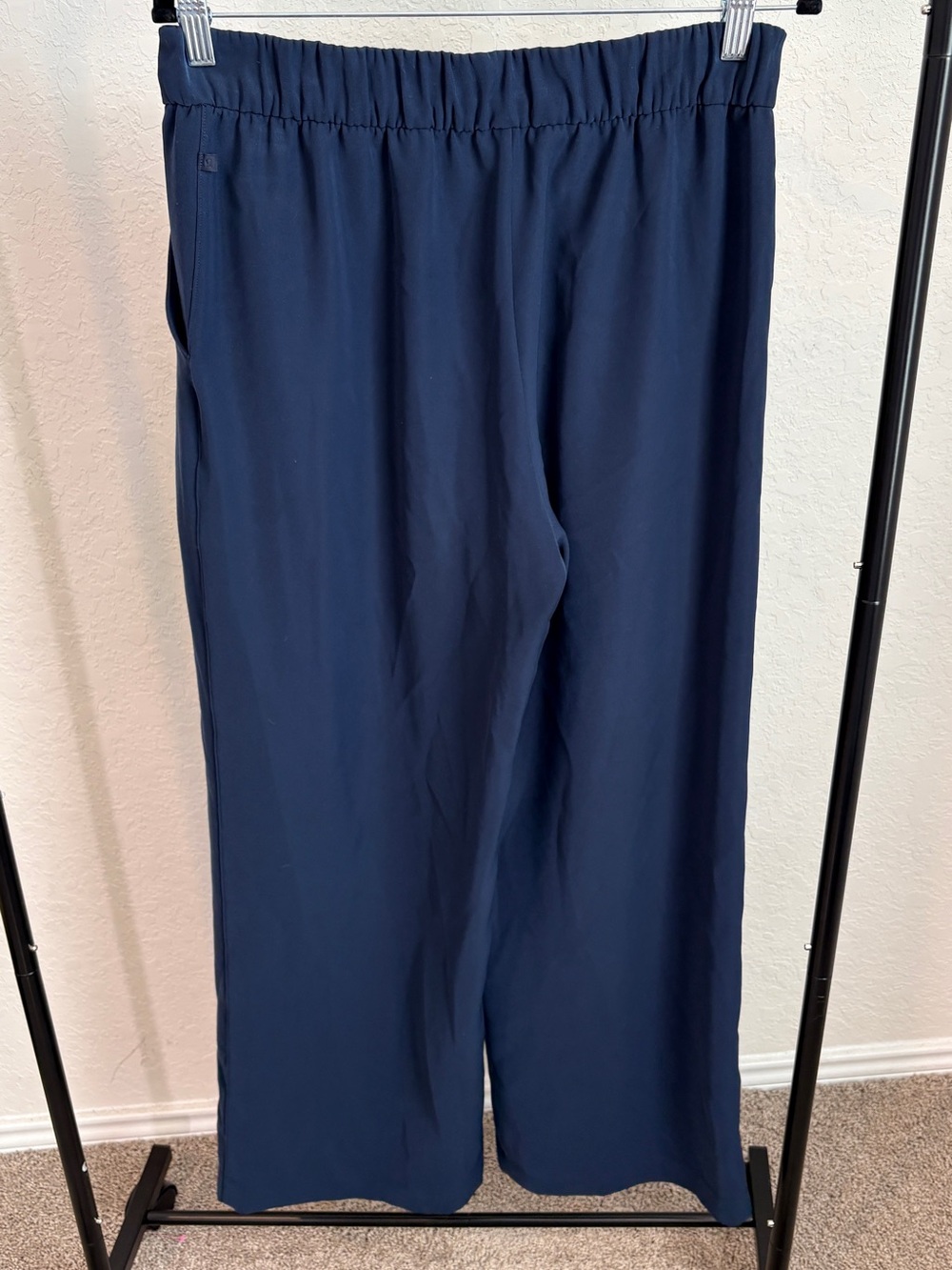lululemon athletica Noir Pant Navy Wide-Leg Tie-Waist - Picture 5 of 5